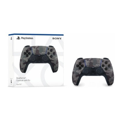 Controle PS5 Dualsense Sem Fio Sony Camuflado Gray Original Lacrado Garantia + Nota Fiscal