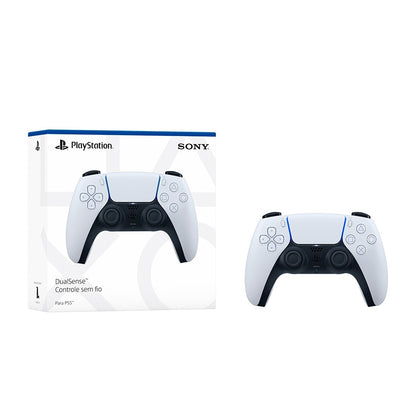 Controle PS5 Dualsense Sem Fio Sony Branco Original Lacrado Garantia + Nota Fiscal