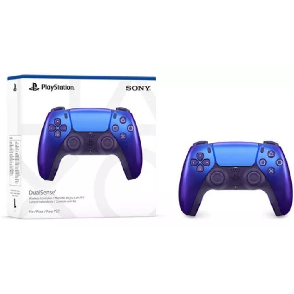 Controle PS5 Dualsense Sem Fio Sony Chroma Indigo Original Lacrado Garantia + Nota Fiscal